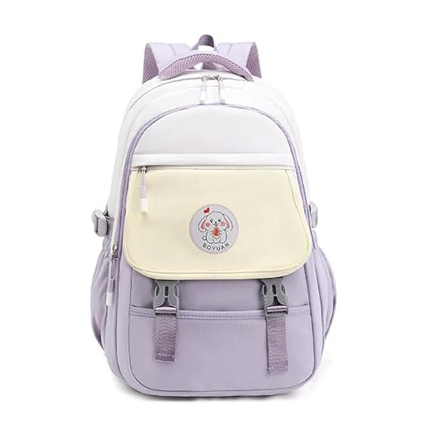 Trendy 30L WALSON backpack for men and women; fits 17-inch laptops, water-resistant, perfect for school, college, office, and travel.