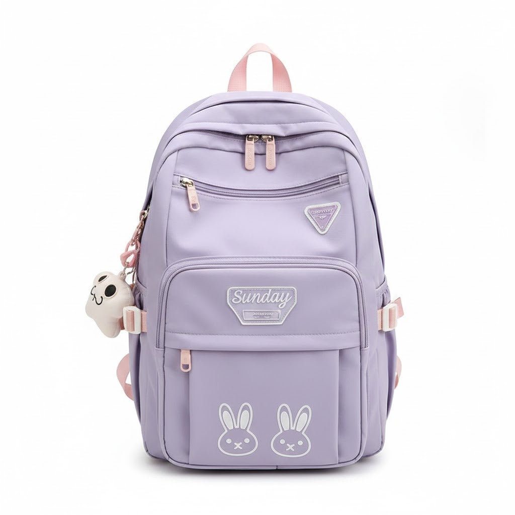 Purple WALSON 30L Laptop Bag for Men & Women | Stylish Water-Resistant Backpack for School, College, Office & Travel | Fits 17-Inch Laptop