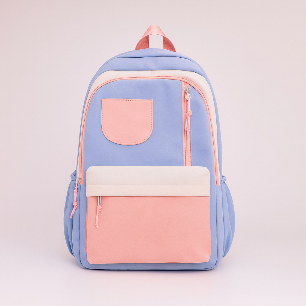 WALSON Kawaii 17-Inch Laptop Backpack – Stylish Water-Resistant School, College & Office Bag with Cute Accessories & Anti-Theft Design