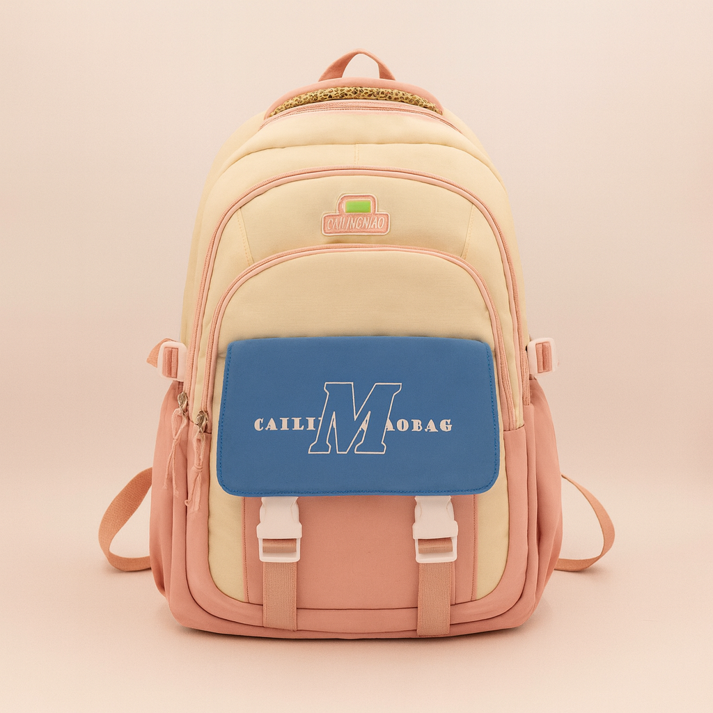 WALSON Kawaii 17-Inch Laptop Backpack – Stylish Water-Resistant School, College & Office Bag with Cute Accessories & Anti-Theft Design