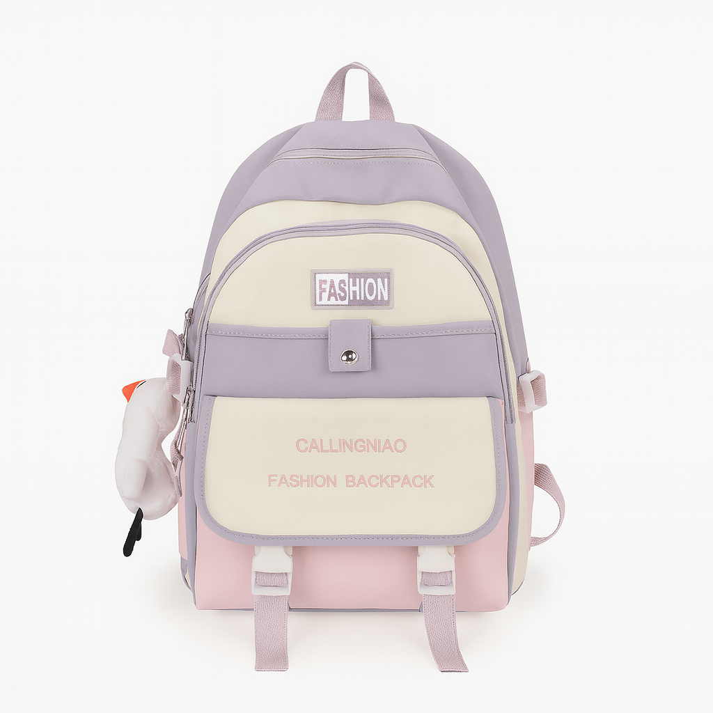WALSON 30L Trendy Kawaii Backpack – Stylish Unisex School, College & Office Backpack | Standard Size, Lightweight & Water-Resistant